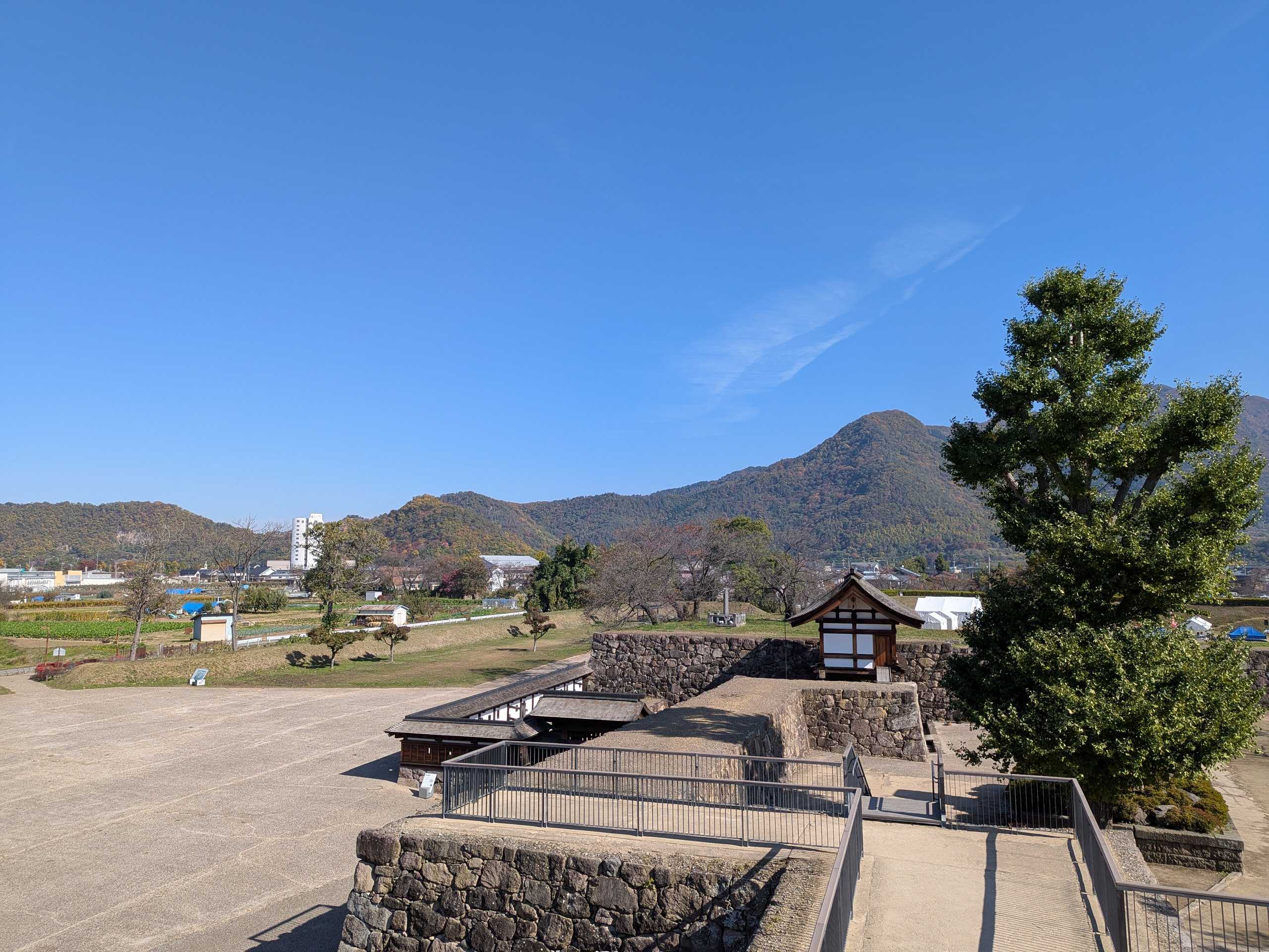 松代散策イベント 2松代城跡からの眺望